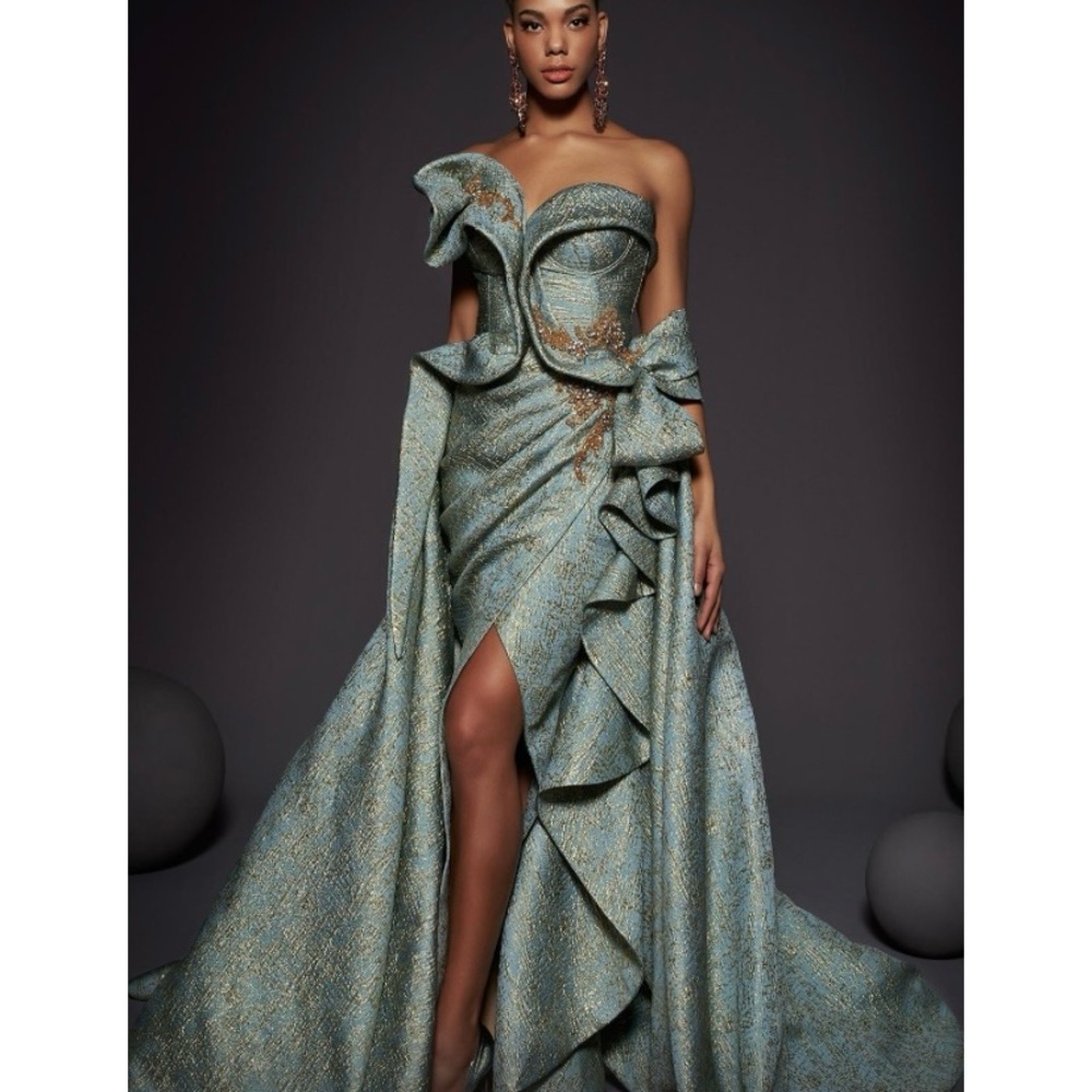 Blue $990
 
STYLE 2466
Gorgeous elegant dress received many compliment